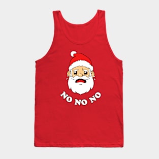 Sad Santa No No No Tank Top